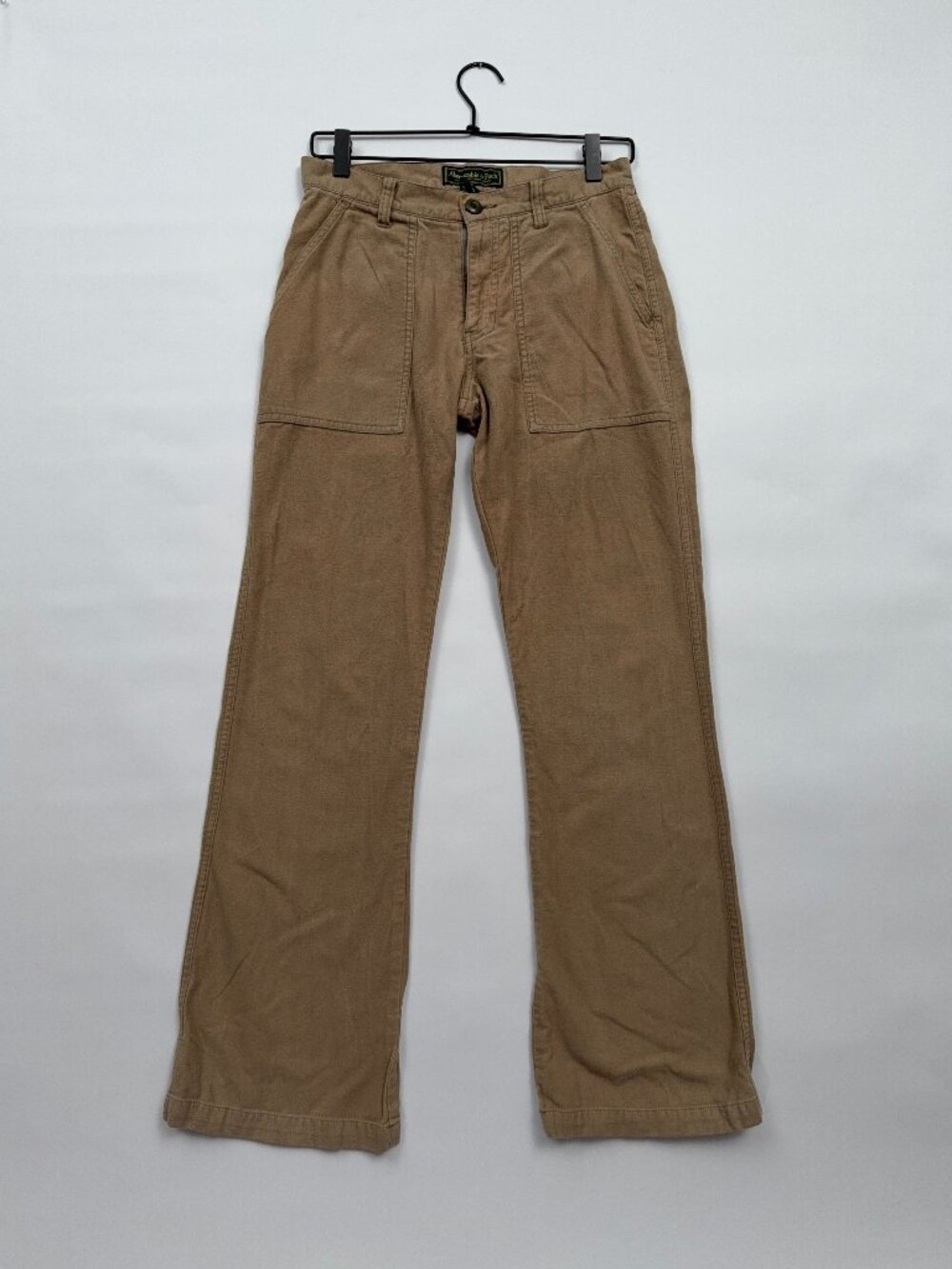 Abercrombie & Fitch Pants Womens 4 Tan Khaki Bootcut Cotton Utility Pockets